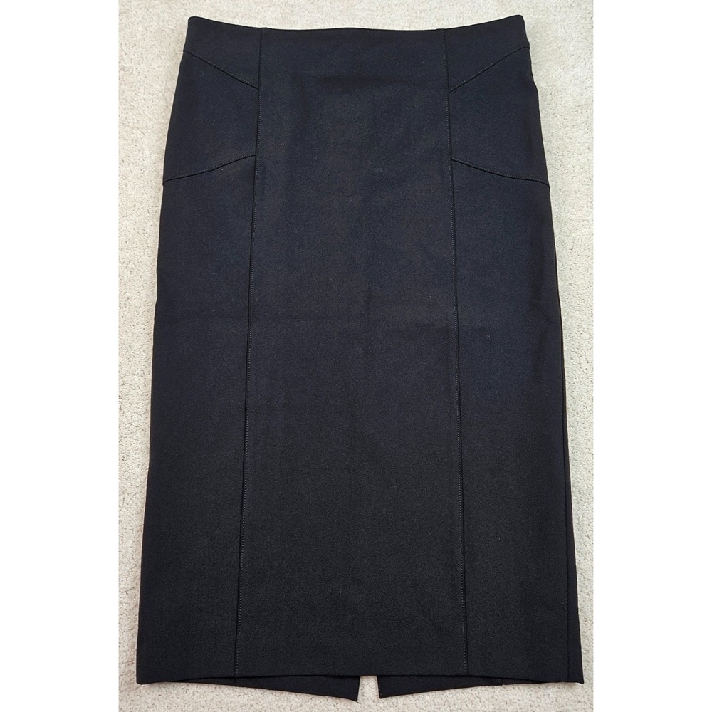 Veronica Beard Vail Pencil Skirt 8 Black Stretch Office Siren Designer Luxury